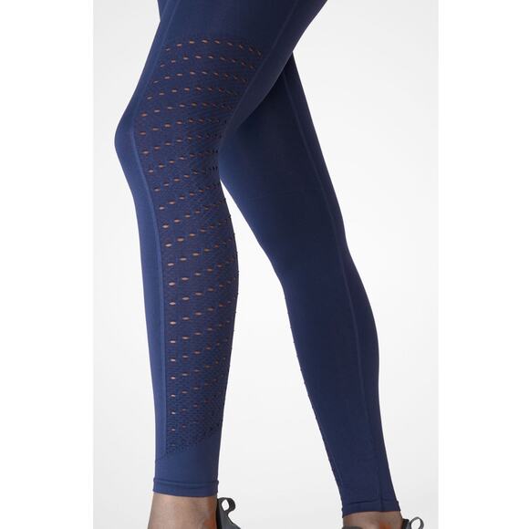 Fabletics Leggings Womens X Small Blue Sync Seamless High Waisted 7/8 Legging - Picture 4 of 9